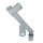 Spot de plafond gris métal L:45cm 3x GU10 polyvalent