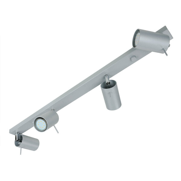Spot de plafond moderne ETNA gris 80 cm de long