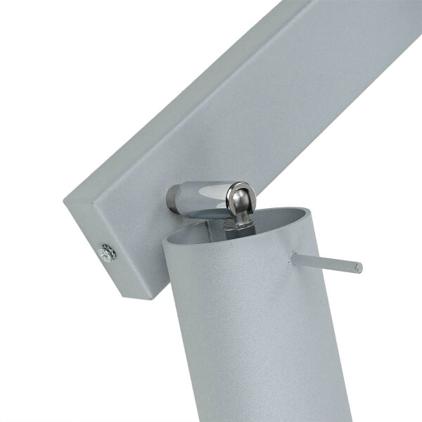 Spot de plafond moderne ETNA gris 80 cm de long