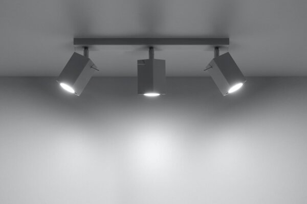 Projecteur en saillie FALERIA en blanc 3-flmg