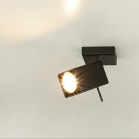Projecteur en saillie FALERIA en noir
