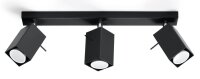 Projecteur en saillie FALERIA en noir 3-flmg