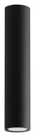 Luminaire apparent Noir Ø6cm H:30cm GU10...