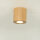 Lampe de plafond en bois Ø10cm petit rond GU10 Moderne