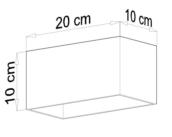 Plafonnier stylé BRUCCIA Blanc Aluminium carré