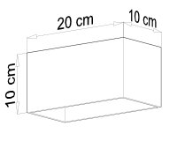 Plafonnier stylé BRUCCIA Blanc Aluminium carré