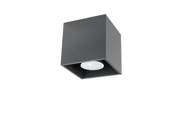 Spot Anthracite Aluminium carré Moderne confortable BRUCCIA