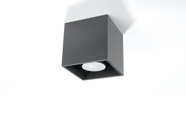 Spot Anthracite Aluminium carré Moderne confortable BRUCCIA