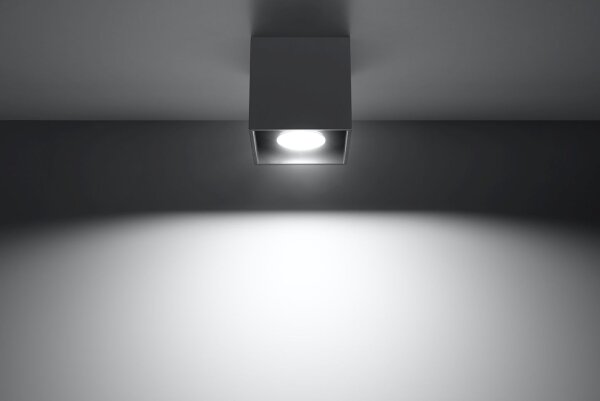 Spot Anthracite Aluminium carré Moderne confortable BRUCCIA