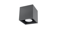 Spot Anthracite Aluminium carré Moderne...