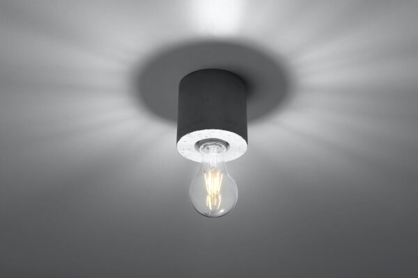 Lampe décorative en béton plafond H:10cm Moderne ronde JAZLEAN
