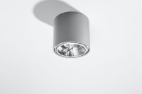 Spot de plafond gris JASMYNN Ø12cm GU10...