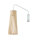 Applique murale bois blanc Dover
