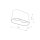 Projecteur noir ovale 2flmg