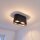Projecteur noir ovale 2flmg