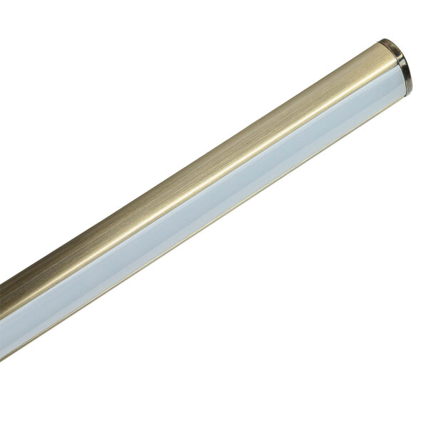 Elégante applique LED Art nouveau 3000K en laiton