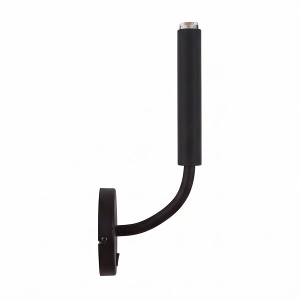 Applique murale noire avec interrupteur métal Loft G9