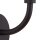 Applique murale noire avec interrupteur métal Loft G9