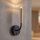 Applique murale noire avec interrupteur G9 laiton véritable