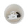 Lampe grise pour enfants Hibou Tissu Fille Gris Blanc