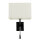 Applique murale moderne avec bras de lecture LED