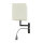 Applique murale moderne avec bras de lecture LED