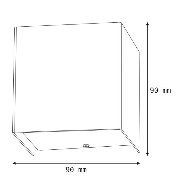 Applique murale Moderne en blanc