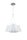 Suspension Blanc Dentelle ERIKA &Oslash;72cm Salon
