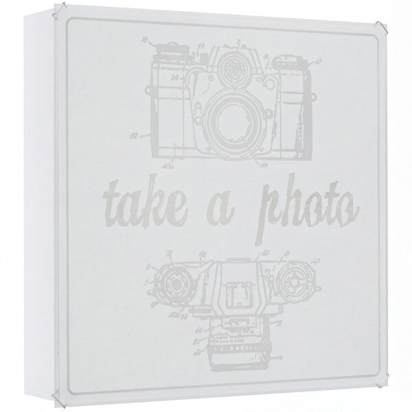 Applique murale PHOTO en blanc