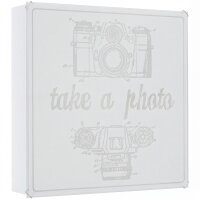 Applique murale PHOTO en blanc