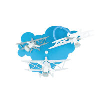 Lampe pour enfants PLANE en bleu 3-flmg