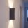 Applique murale up & down MALMO en noir 2flmg