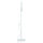 Lampadaire blanc métal 153 cm flexible