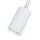 Lampadaire blanc métal 153 cm flexible