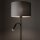 Lampadaire avec bras de lecture 168 cm E27 + G9 Tissu Métal