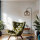 Lampadaire verre fumé 160 cm E27 Abat-jour sphérique noir gris