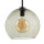 Lampadaire verre fumé 160 cm E27 Abat-jour sphérique noir gris