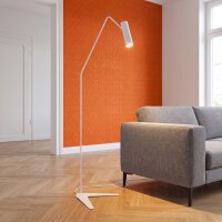 Lampadaire Spot en blanc