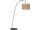 Lampe &agrave; arc XXL en caf&eacute;-brun