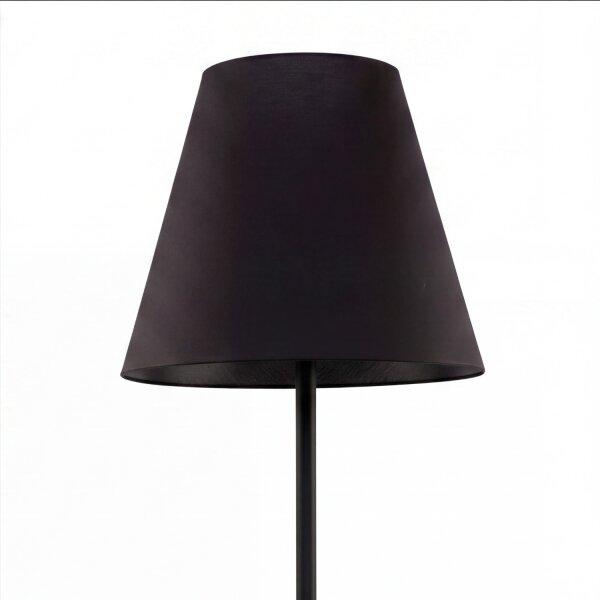 Lampe sur pied en noir 3-flmg
