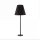 Lampe sur pied en noir 3-flmg