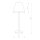 Lampe sur pied en noir 3-flmg