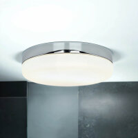 Plafonnier chrom&eacute; Salle de bain Salon Lampe MONI