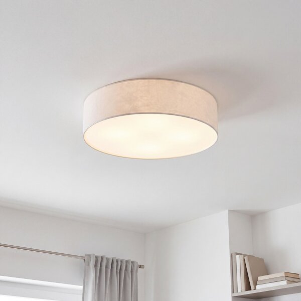 Plafonnier LEONOR blanc 3-flmg lampe de salon