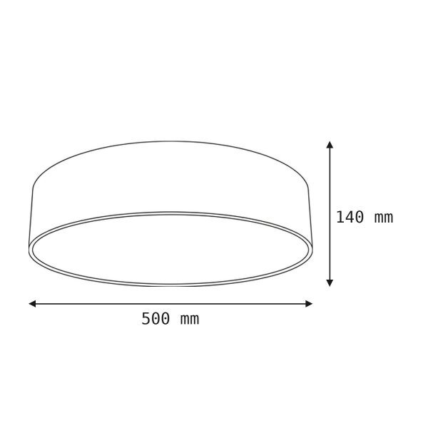 Plafonnier LEONOR blanc 3-flmg lampe de salon