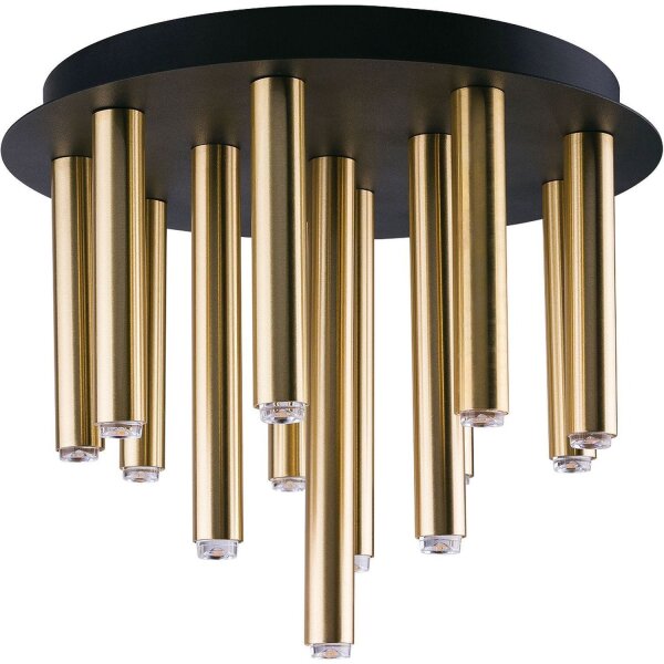 Plafonnier élégant en laiton 13-flmg BRASS Lampe