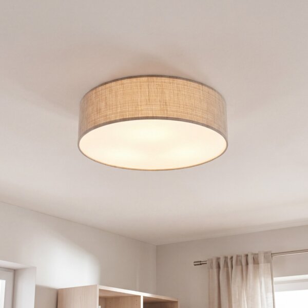 Plafonnier SELINA Gris 3-flmg Lampe de salon
