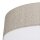 Plafonnier Gris Papier 7-flmg SELINA Lampe