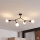 Plafonnier noir 4xE27 Salon Lampe AARON