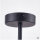 Plafonnier noir 4xE27 Salon Lampe AARON